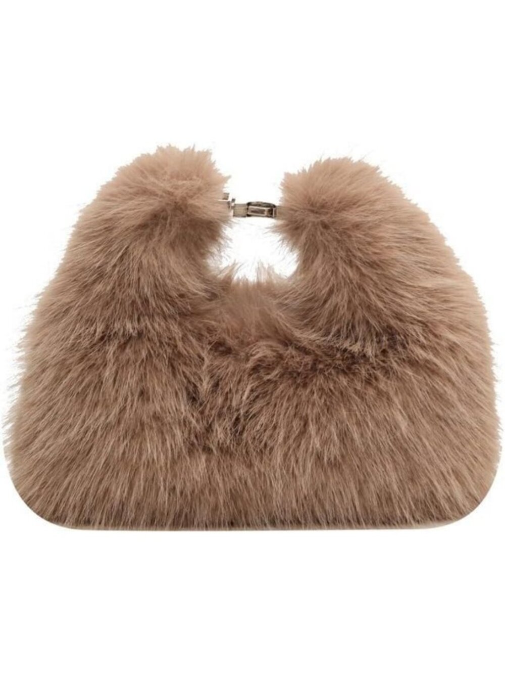 Chic Mini Faux Fur Clutch & Crossbody Bag - Stylish Evening Purse for Women